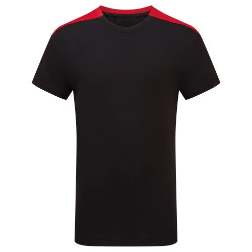 Front - TriDri Childrens/Kids Performance Contrast T-Shirt