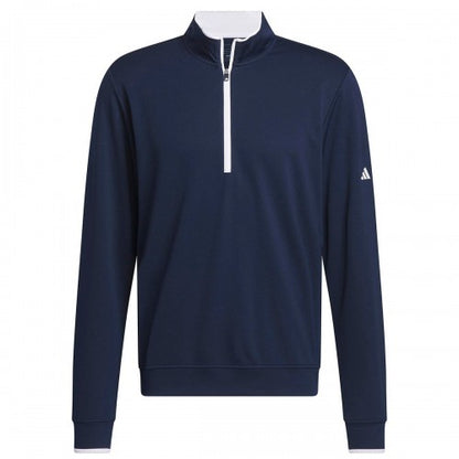 Front - Adidas Mens Quarter Zip Sweatshirt