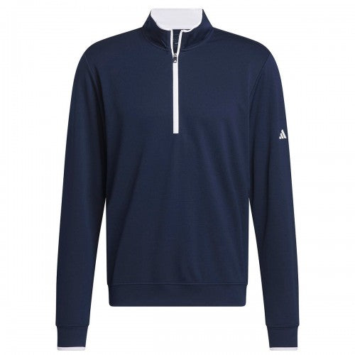 Front - Adidas Mens Quarter Zip Sweatshirt