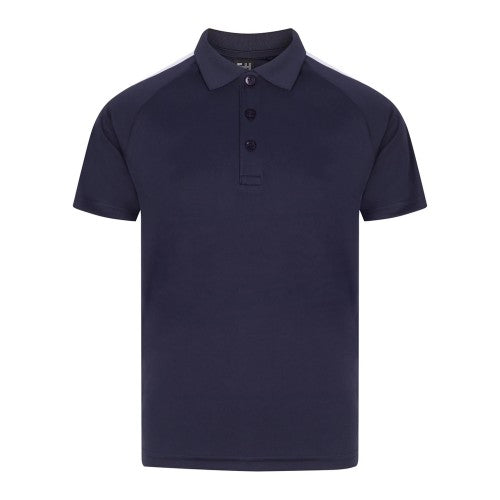 Black-Gold - Front - Finden & Hales Childrens-Kids Team Polo Shirt