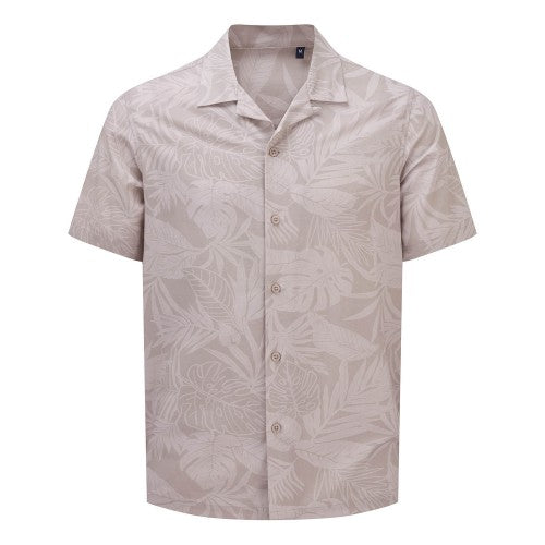 Front - Wombat Mens Tonal Relaxed Fit Shirt