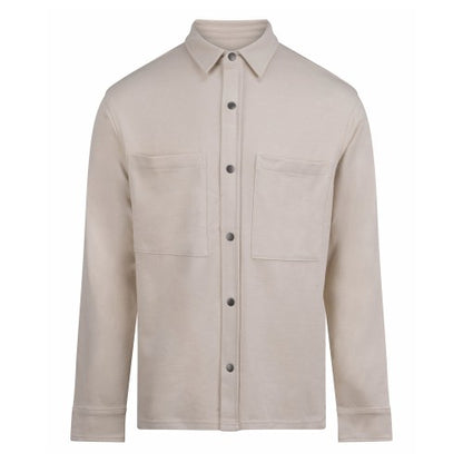Front - Front Row Unisex Adult Premium Piqué Long-Sleeved Overshirt
