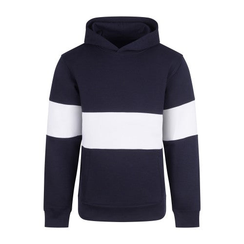 Front - Front Row Unisex Adult Heavyweight Panelled Hoodie