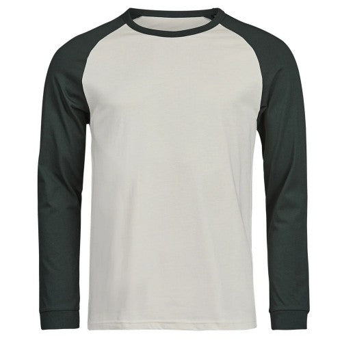 Front - Tee Jays Mens Unlabeled Baseball T-Shirt