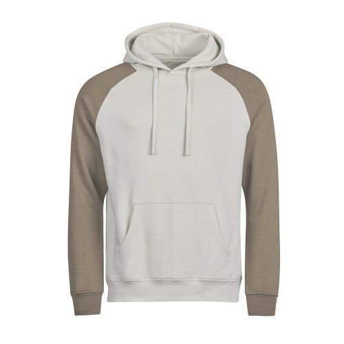 Front - Tee Jays Mens Unlabeled Two Tone Hoodie