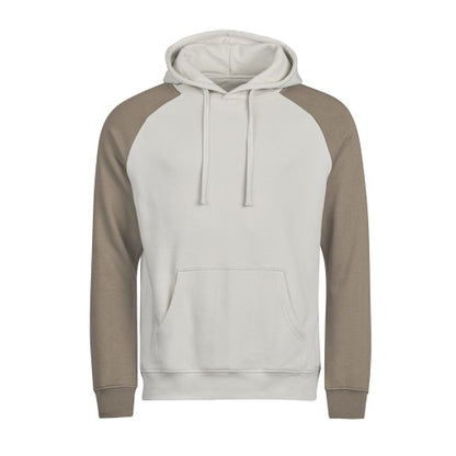 Front - Tee Jays Mens Unlabeled Two Tone Hoodie