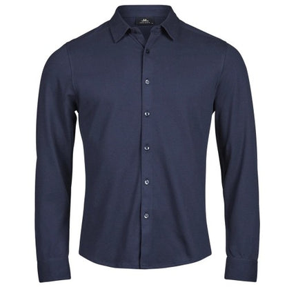 Front - Tee Jays Mens Luxury Stretch Shirt