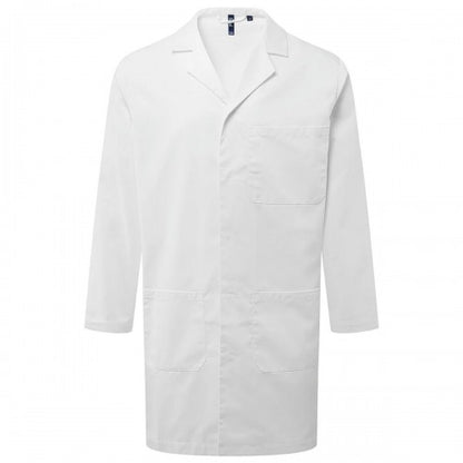 Front - Premier Unisex Adult Essential 3 Pocket Work Overcoat