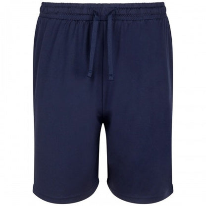 Front - Finden & Hales Unisex Adult Team No Pocket Shorts