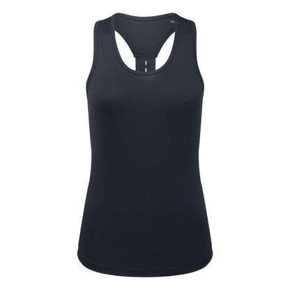 Front - TriDri Womens/Ladies Performance Backstrap Tank Top