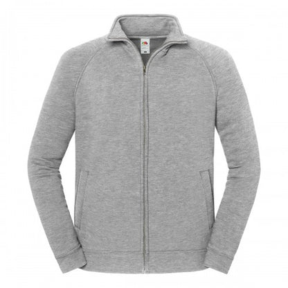 Front - Fruit of the Loom Mens Iconic Premium Sweat Jacket