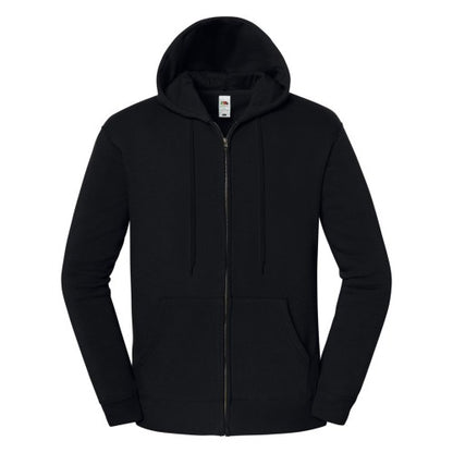 Front - Fruit of the Loom Mens Iconic Premium Full Zip Hoodie