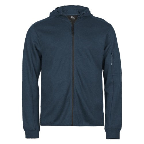 Front - Tee Jays Mens Athletic Full Zip Hoodie