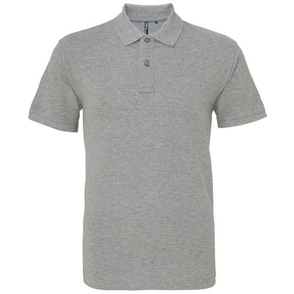 Front - Asquith & Fox Mens Heather Classic Polo Shirt