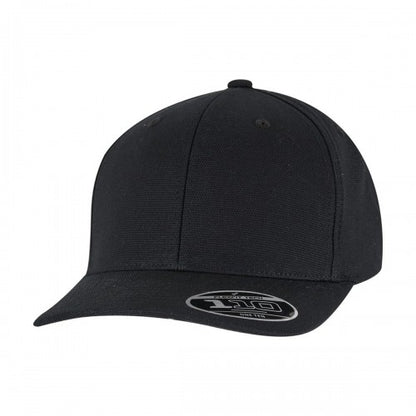 Front - Flexfit Canvas Curved Peak Snapback Cap