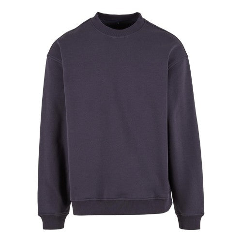 Front - Build Your Brand Mens Loose Sweatshirt