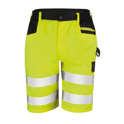 Front - Result Safe-Guard Mens Dynamic Stretch Cargo Shorts