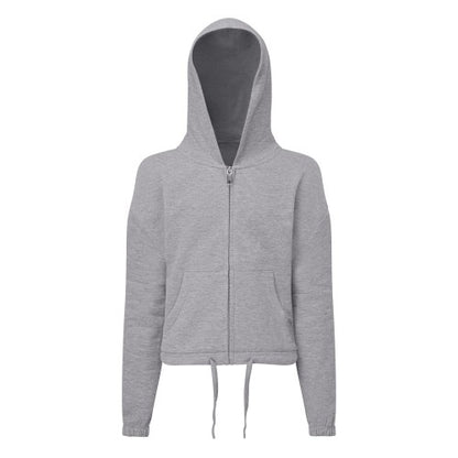 Front - TriDri Childrens/Kids Cropped Oversized Drawstring Hoodie