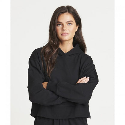 Front - Awdis Womens/Ladies Heather Relaxed Fit Hoodie