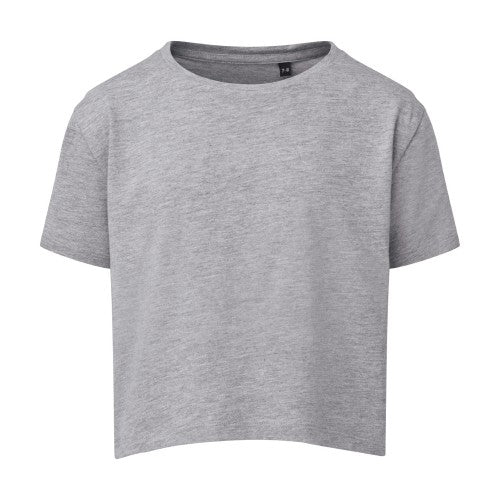 Front - TriDri Childrens/Kids Removable Boxy T-Shirt