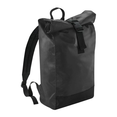 Front - Bagbase Tarp Roll Top Backpack