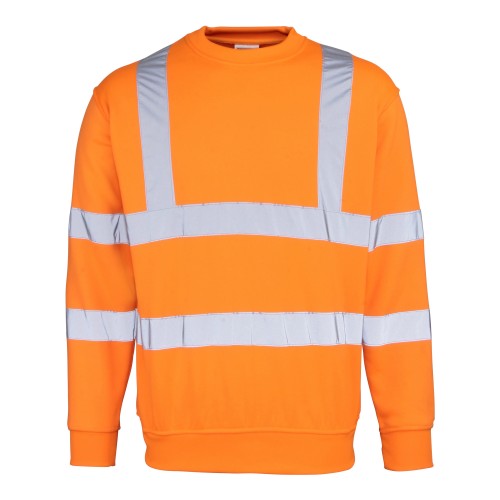 Front - RTY High Visibility Mens High Vis Sweatshirt
