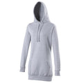 Front - Awdis Girlie Womens Longline Hooded Sweatshirt / Hoodie