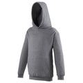 Front - Awdis Kids Unisex Hooded Sweatshirt / Hoodie / Schoolwear