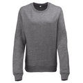 Front - Awdis Girlie Womens Heather Lightweight Crew Neck Sweatshirt
