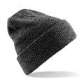 Front - Beechfield Heritage Adults Unisex Premium Plain Winter Beanie Hat