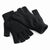 Front - Beechfield Unisex Plain Basic Fingerless Winter Gloves