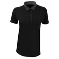 Front - Anvil Womens/Ladies Double Pique Semi-Fitted Polo Shirt