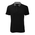 Front - Anvil Mens Fashion Double Pique Plain Polo Shirt (210 GSM)