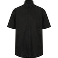 Front - Henbury Mens Wicking Short Sleeve Work Shirt