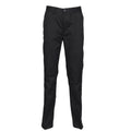 Front - Henbury Mens 65/35 Flat Fronted Chino Trousers