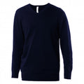 Front - Kariban Mens V-Neck Long Sleeve Jumper / Knitwear