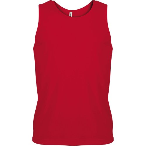 Front - Kariban Proact Mens Sleeveless Sports Training Vest