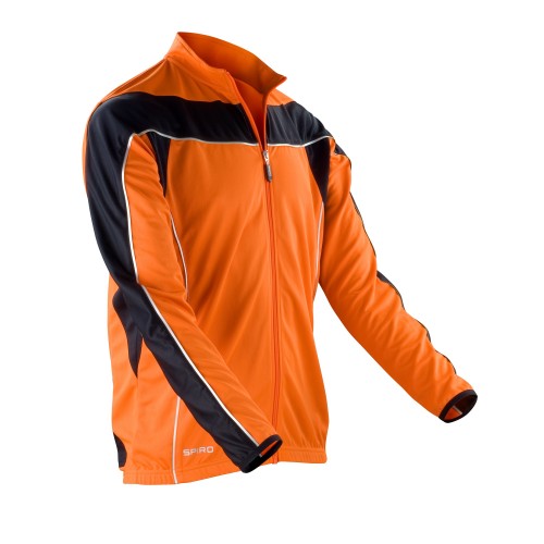 Front - Spiro Mens Bikewear Long Sleeve Performance Top / Sports / Cycling