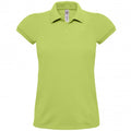 Front - B&C Womens/Ladies Heavymill Cotton Short Sleeve Polo Shirt