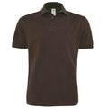 Front - B&C Mens Heavymill Short Sleeve Cotton Polo Shirt