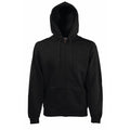 Front - Fruit Of The Loom Mens Premium 70/30 Hooded Zip-Up Sweatshirt / Hoodie