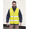 Front - Result Core Adult Unisex Motorist Hi-Vis Safety Vest