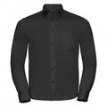 Front - Russell Collection Mens Long Sleeve Classic Twill Shirt