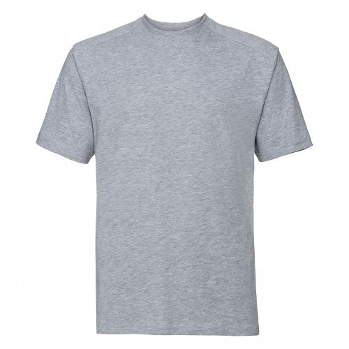 Front - Russell Europe Mens Workwear Short Sleeve Cotton T-Shirt