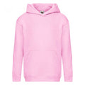 Front - Fruit Of The Loom Kids Unisex Premium 70/30 Hooded Sweatshirt / Hoodie