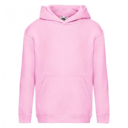 Front - Fruit Of The Loom Kids Unisex Premium 70/30 Hooded Sweatshirt / Hoodie