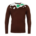 Front - Christmas Shop Unisex Pudding Design Christmas Jumper