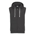 Front - AWDis Just Hoods Mens Sleeveless Hoodie Jacket