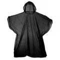 Front - Hooded Plastic Reusable Poncho