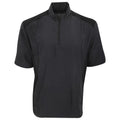 Front - Adidas Mens Club Wind Water Resistant & Windproof Short Sleeve 1/4 Zip Neck Top